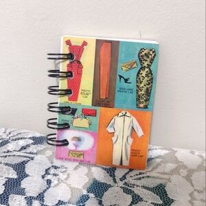 Vintage Upcycled Barbie Booklet Book Notepad